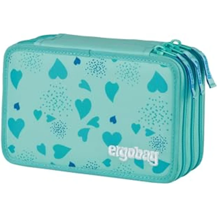 ergobag Maxi Mäppchen Set 40-Teilig, mit Lyra Bunt- und Filzstiften, Kleingeldfach, Lineal und Schere – Bild 1