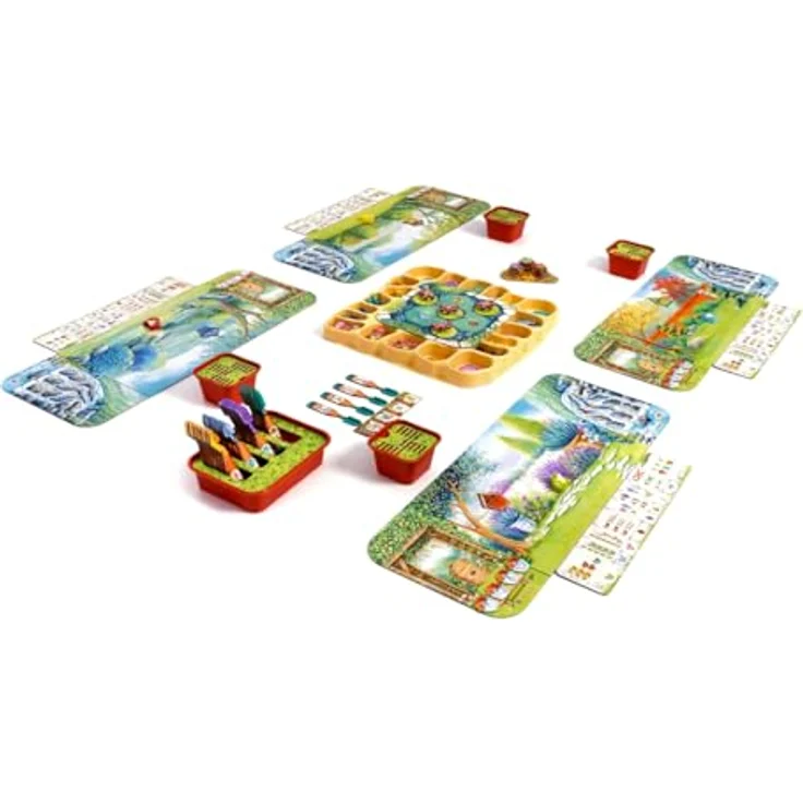 Rebel Pergola Brettspiel, strategisches Gartenbau-Spiel mit Actionauswahl-Mechanik – Bild 5
