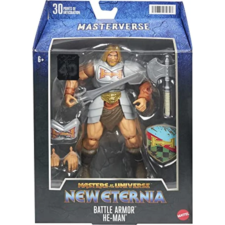Masters of the Universe New Eternia Masterverse Actionfigur 2022 Battle-Armor He-Man 18 cm - Preisvergleich – Bild 8