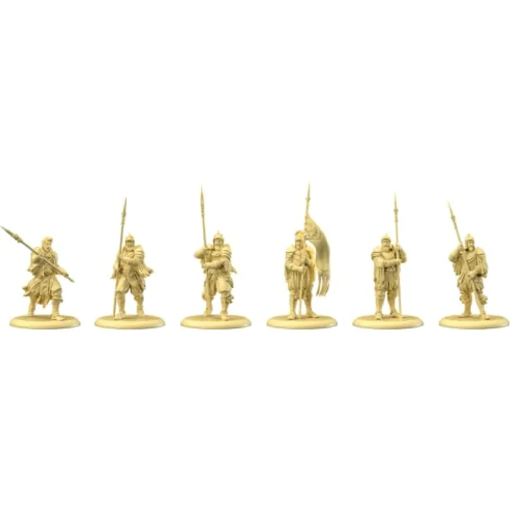 Cmon A Song of Ice & Fire - Highgarden Pikemen, Erweiterung für Tabletop-Spiel mit 13 Miniaturen, Spanisch – Bild 4