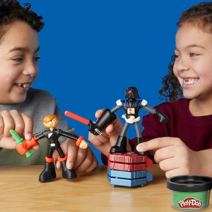 Hasbro Play-Doh Star Wars Galaktische Knet-Abenteuer, Knetset mit Lightsaber-Formen und Star Wars-Thema – Bild 6