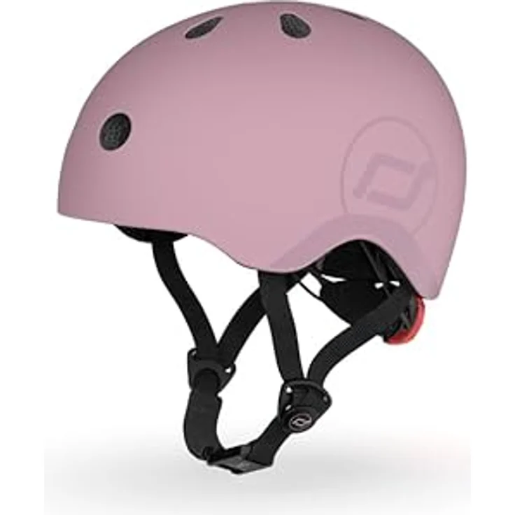 Scoot & Ride Babys Scoot & Ride Kid Helmet Helm, Rose, S - Verstellbar, leicht, belüftet, stoßdämpfend, sicherheitszertifiziert – Bild 1