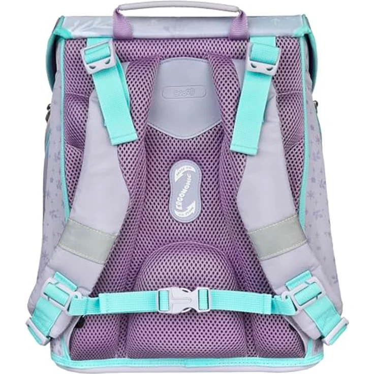 Scooli Frozen/Eiskönigin Schulranzenset (5-Teilig) - Schulranzen-Set mit Schultasche, Federmäppchen, Turnbeutel, Schlamperetui, Schlüsselanhänger – Bild 4