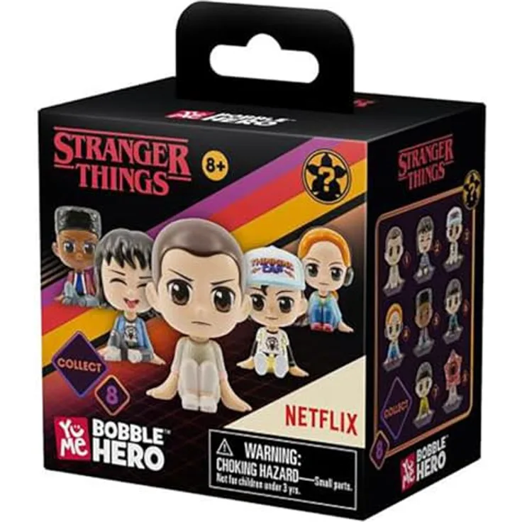 YuMe Stranger Things Bobble Hero Blind Box, Mystery-Figur in kompakter Größe, ab 8 Jahren