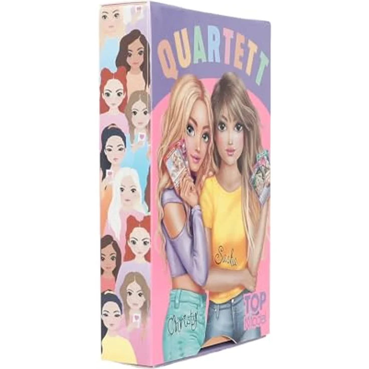 Depesche 12394 TOPModel Quartett Kartenspiel mit Model Motiven, 32 bunte Spielkarten und Spielanleitung, für 2 bis 3 Spieler – Bild 2