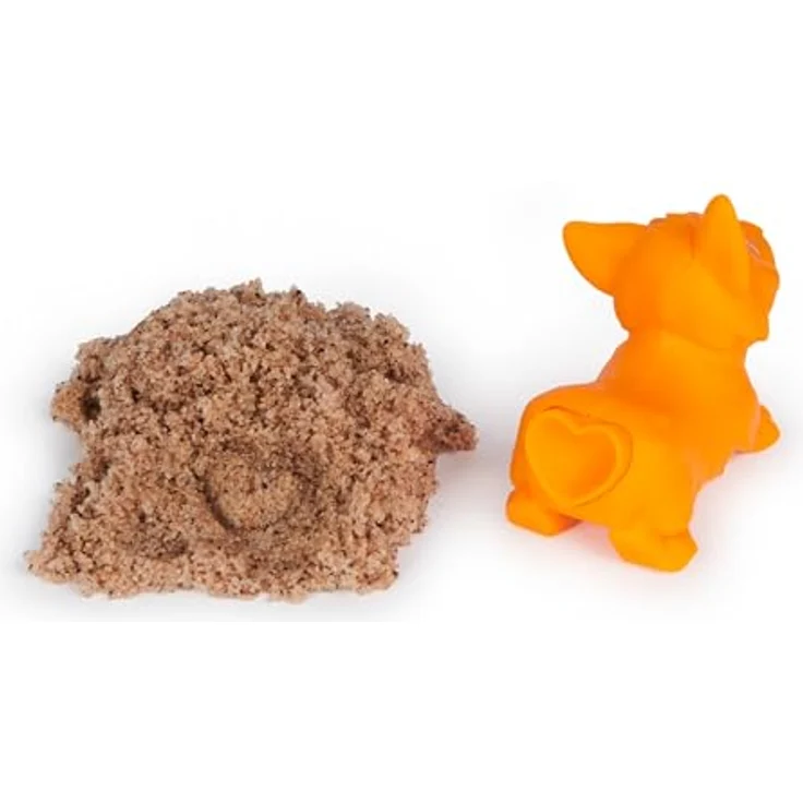 Spin Master Kinetic Sand - Doggy Dig, Set mit 170g Strandsand und vielseitigem Hundewerkzeug – Bild 4