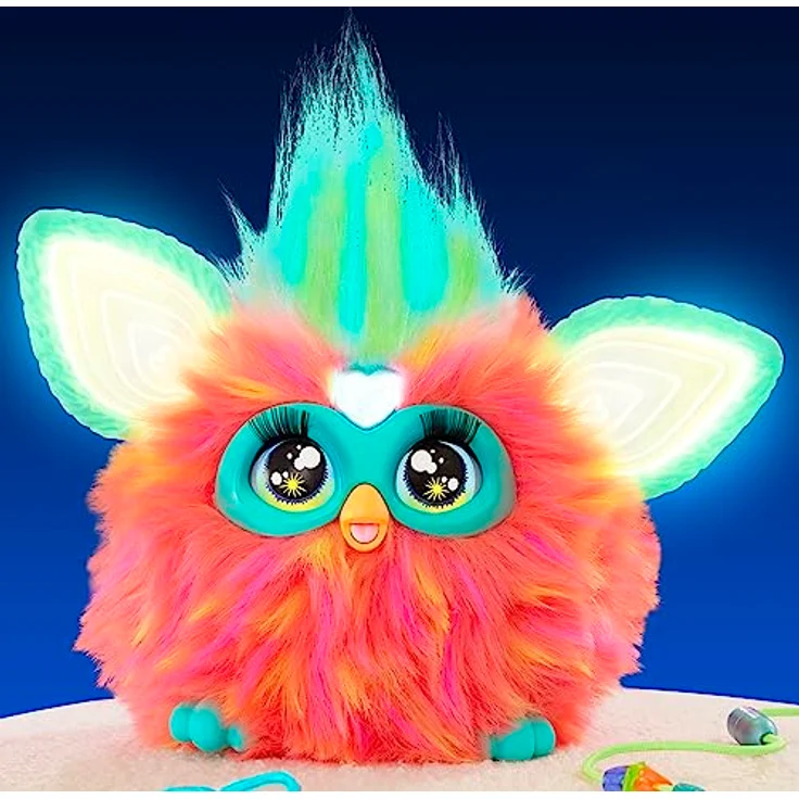 Hasbro Plüschfigur Furby, orange - Interaktives Spielzeug mit 5 Modi und über 600 Sätzen – Bild 5