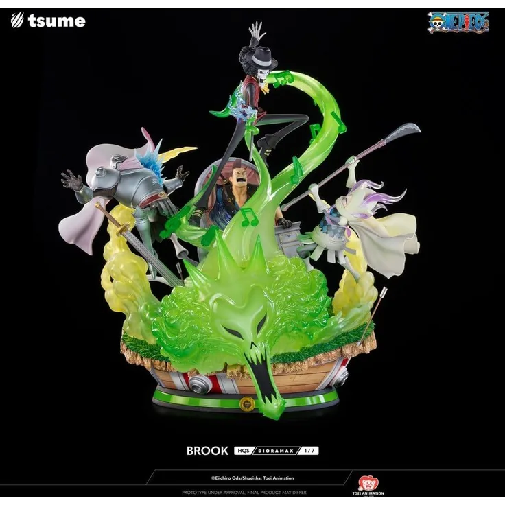 Tsume One Piece HQS Dioramax Figur 1/7 Brook, Sammelfigur aus der One Piece Serie