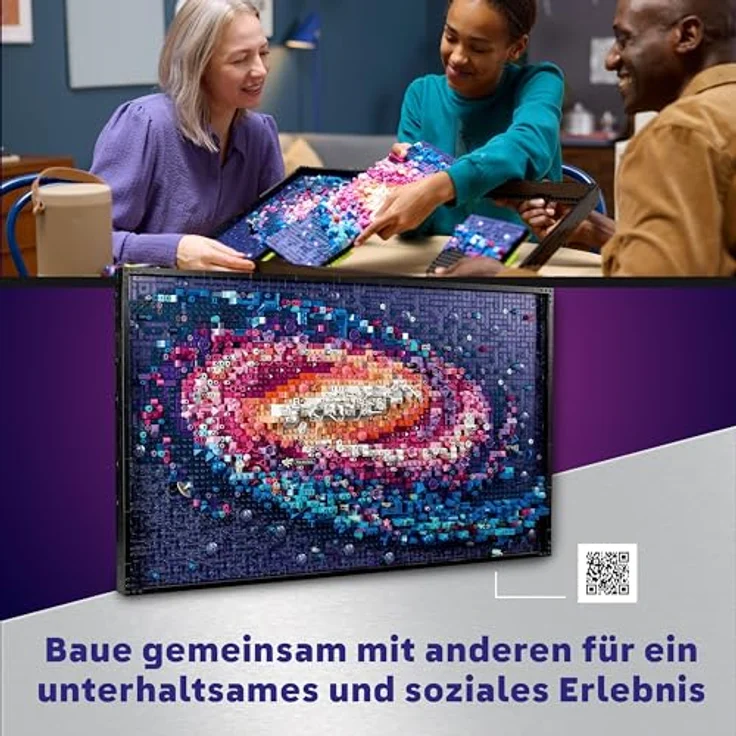 LEGO Art Die Milchstraßen-Galaxie, Wanddeko, Bauset für Erwachsene, kreative Aktivität, 3D-Effekt, Astronomie-Geschenk für Weltraumfans, 31212 – Bild 5