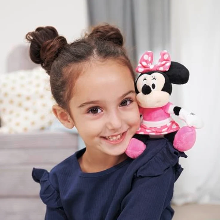 Simba Shoulder Squad, Disney Minnie Maus Plüschtier mit Magnetbefestigung, 12 cm, für Kinder ab 0 Jahren – Bild 5