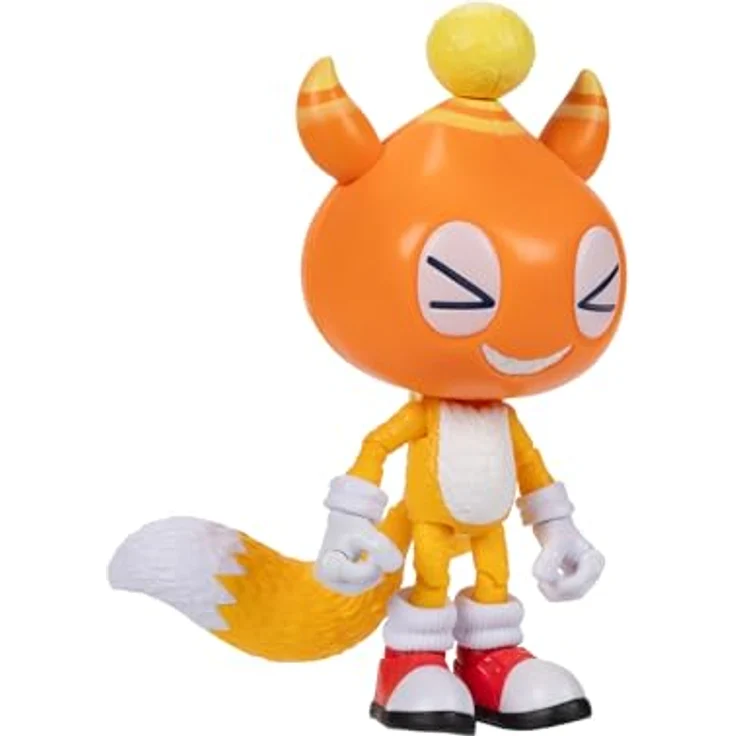 Jakks Pacific Tails Figur, gelenkte Actionfigur aus dem Sonic-Universum, ca. 13 cm groß – Bild 4
