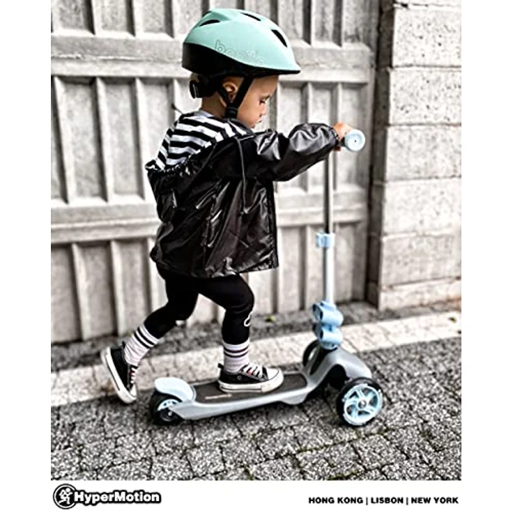 HyperMotion Kinderroller 3in1, Blau - Multifunktionsroller, Kickboard, Tretroller, mit Sitzgelegenheiten für Mädchen und Jungen – Bild 3