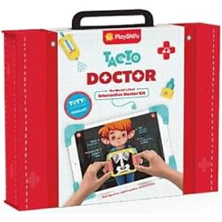 PlayShifu Tacto Doctor Set, interaktives Lernspielzeug für Kinder ab 4 Jahren, 16 Zubehörteile, handlich und leicht transportierbar – Bild 4