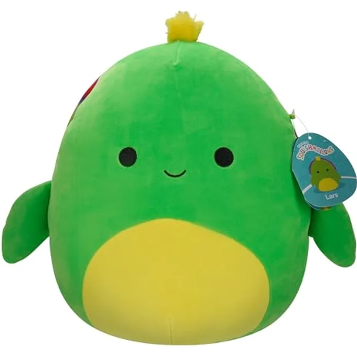 Squishmallows SQCR05416 - Lars die neongrüne Schildkröte 30 cm, offizielles Jazwares Plüsch, superweiches Kuscheltier – Bild 1