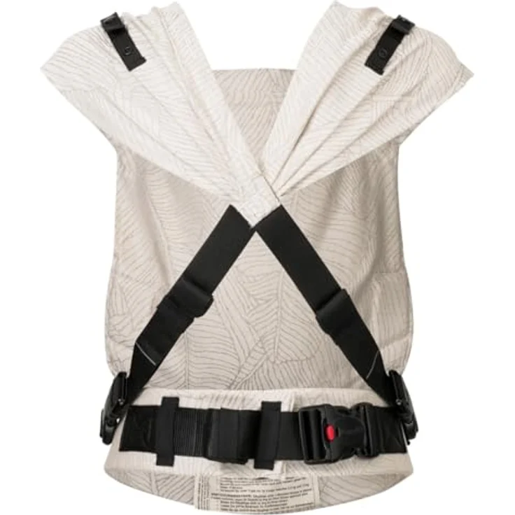 Hoppediz Babytrage Primeo, Bauchtrage & Rückentrage aus 100 % Bio-Baumwolle, ab Geburt (2,5 kg), einstellbar für Hüftumfang bis 165 cm – Bild 2