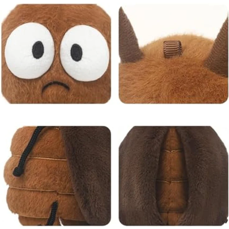 Herfair Kakerlaken Kuscheltier Klein, Weiches Insekten Plüschtier aus hochwertigem Material, Kawaii Deko Geschenk für Mädchen und Jungen – Bild 5