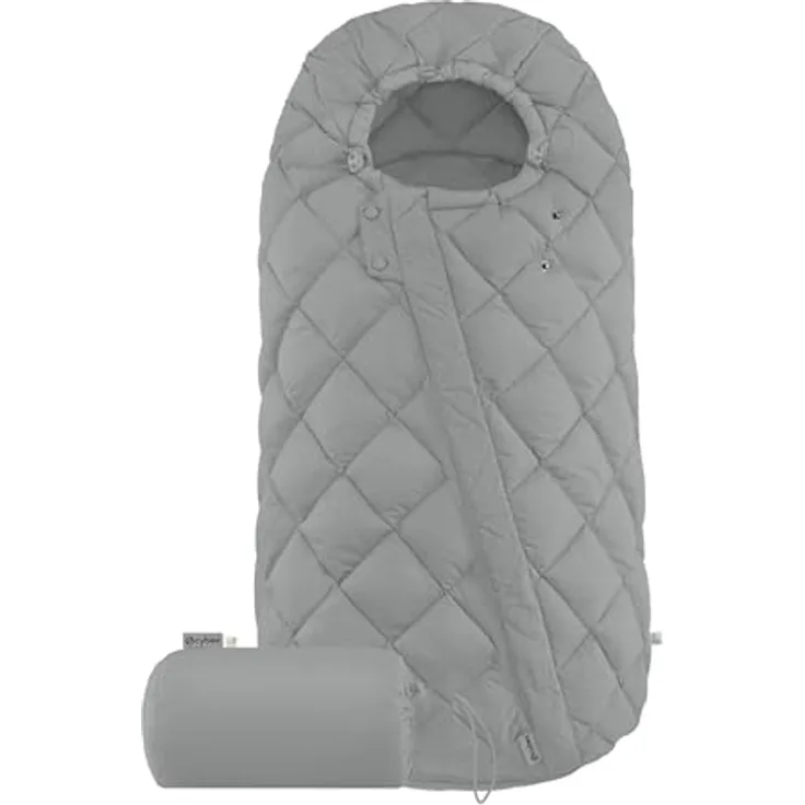 Cybex Gold Fußsack Snøgga 2, Für Kinderwagen, Für Kinder von 6 Monaten bis 3 Jahren, TOG 4, Warme Füllung, Stone Grey