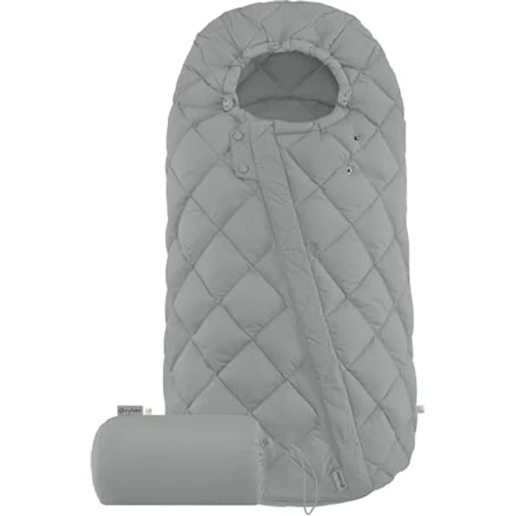 Cybex Gold Fußsack Snøgga 2, Für Kinderwagen, Für Kinder von 6 Monaten bis 3 Jahren, TOG 4, Warme Füllung, Stone Grey – Bild 1