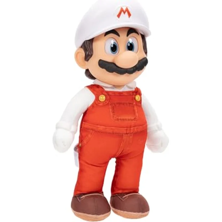 Jakks Pacific „Super Mario Galaxy“-Film: 35 cm großes, bewegliches Plüschtier – FIRE MARIO mit authentischen Details, für Kinder ab 3 Jahren – Bild 8