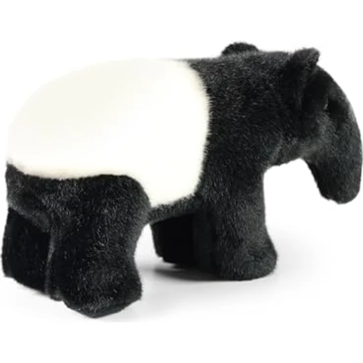 Teddys Rothenburg Kuscheltier Tapir stehend schwarz/weiß 22 cm Plüschtapir Plüschtier mit kuschelweichem Plüsch – Bild 2