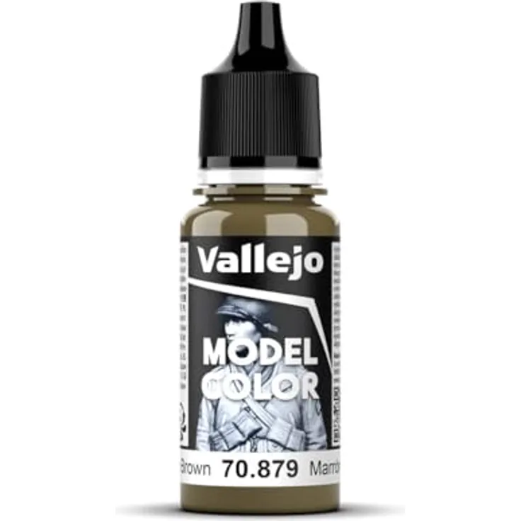 Vallejo Model Color Acrylfarbe 17 ml in Grün/Braun, ungiftig und speziell für Pinselmalerei