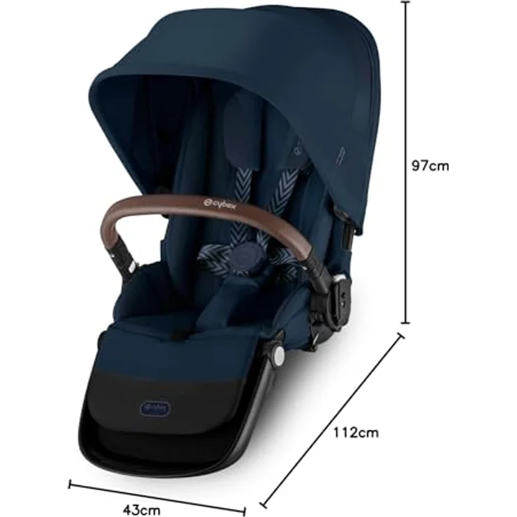 Cybex 2023 Sitzeinheit GAZELLE S SLV Ocean Blue (Cybex Gold Line) – Bild 5