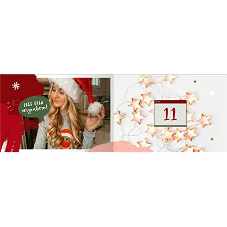 Ars Edition Mavie Noelle Adventskalender, interaktives Buch mit 96 Seiten und 24 kreativen Ideen für Weihnachten – Bild 5