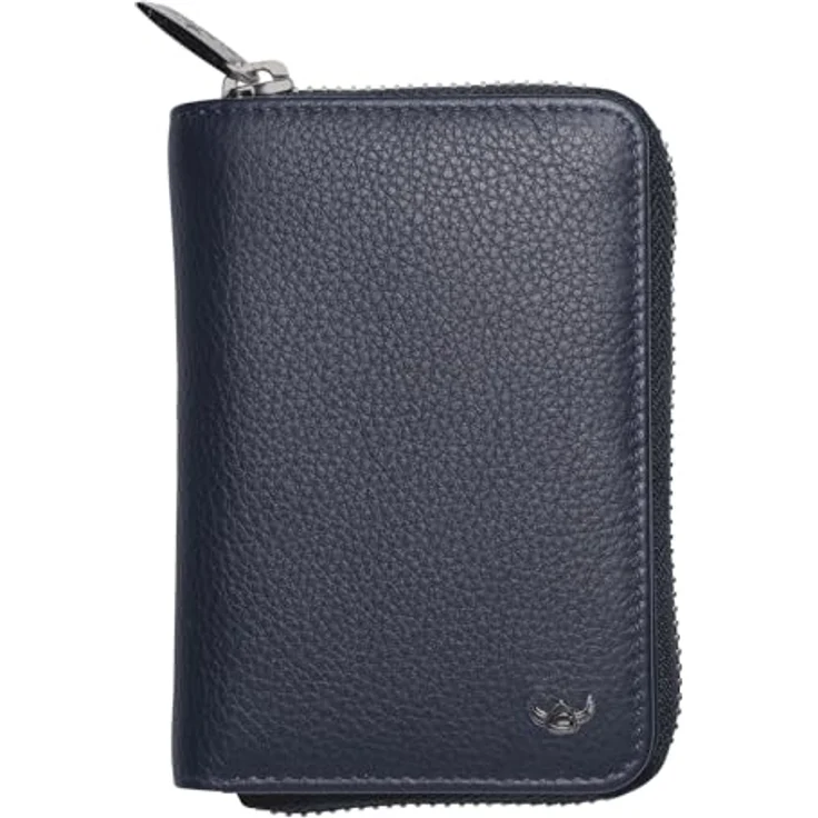 Golden Head Capri RFID Protect Zipped Billfold Coin Wallet Blue, Kinderportemonnaie mit RFID-Schutz – Bild 1