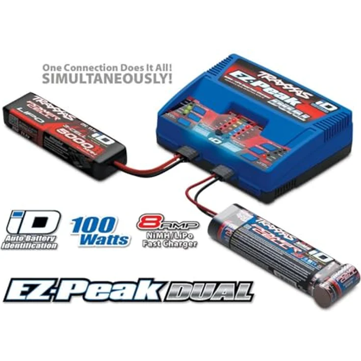 Traxxas 2972GX DUAL EZ-Peak Plus 2x4-Amp NiMH/Lipo Schnell-Lader (Vers2018) – Bild 4