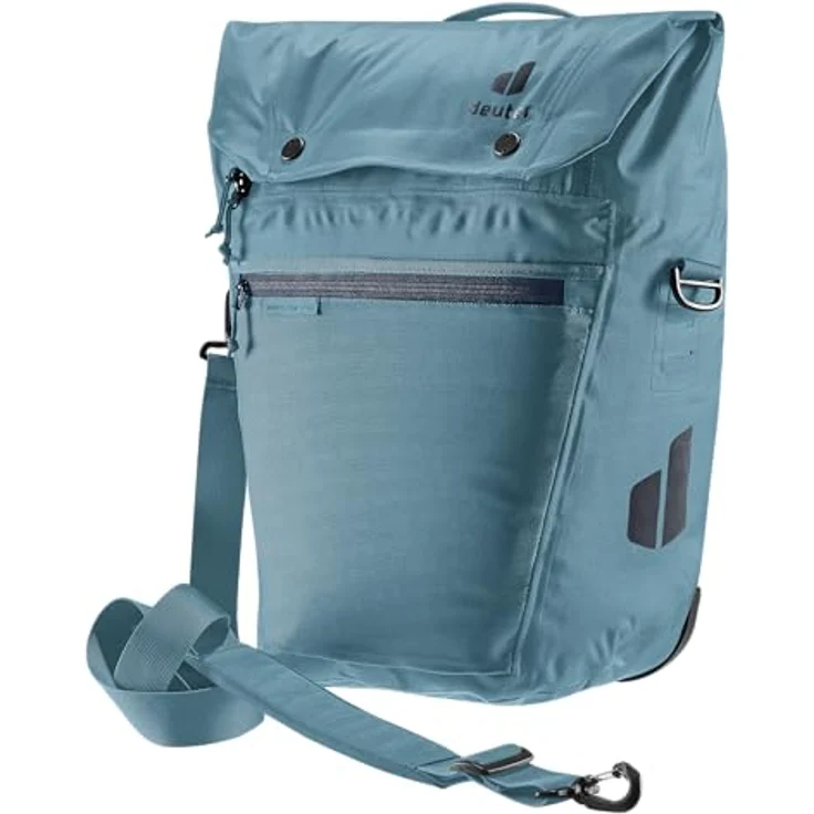 Deuter Mainhattan Fahrradtasche, 33 cm x 22 cm x 45 cm, blau, 100% Plane, für Kinderfahrräder – Bild 1