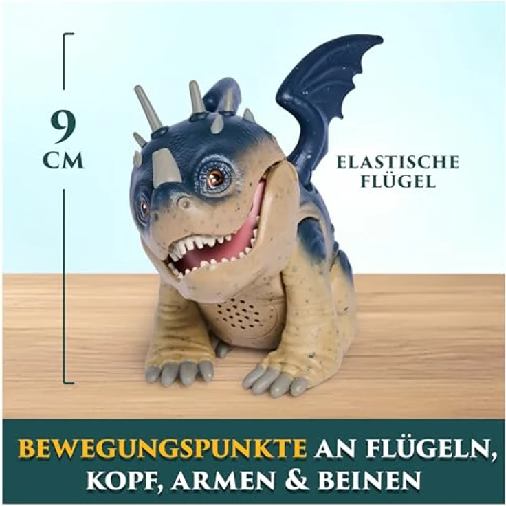 AMIGO Drachenzähmen leicht gemacht - Interaktive Mini Fleischklops Figur, Sammelfigur aus dem Film mit Wikinger und Drachen – Bild 4