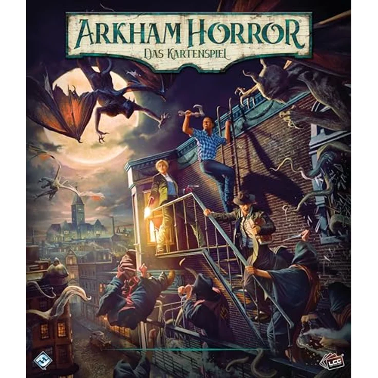 Asmodee Arkham Horror: Das Kartenspiel, Kartenspiel für 1-4 Spieler mit neuer Einführungskampagne und fünf neuen Ermittlern – Bild 2
