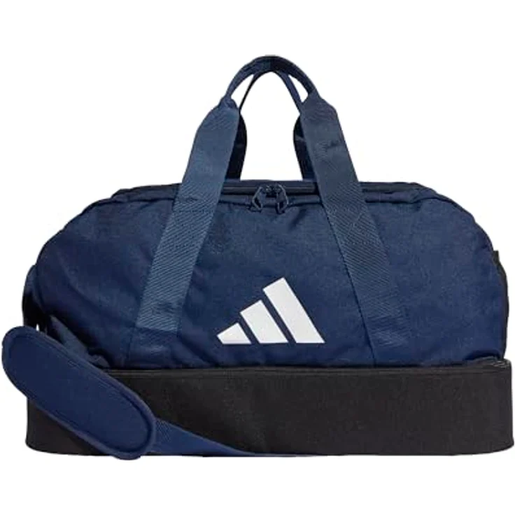 adidas Performance Sporttasche TIRO L DU S BC, Fußballausrüstung, strapazierfähiges Hartschalen-Bodenfach, blau – Bild 1