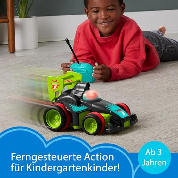 Fisher-Price® RC-Auto Fernlenkflitzer, My easy RC, ergonomische Fernsteuerung, 2 Geschwindigkeiten, automatische Abschaltung – Bild 2