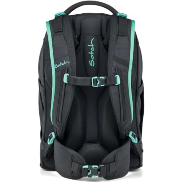 Satch Pack Schulrucksack Set 3tlg. inkl. Schlamperbox und Sportbeutel, 30 Liter Volumen, Mint Phantom – Bild 4
