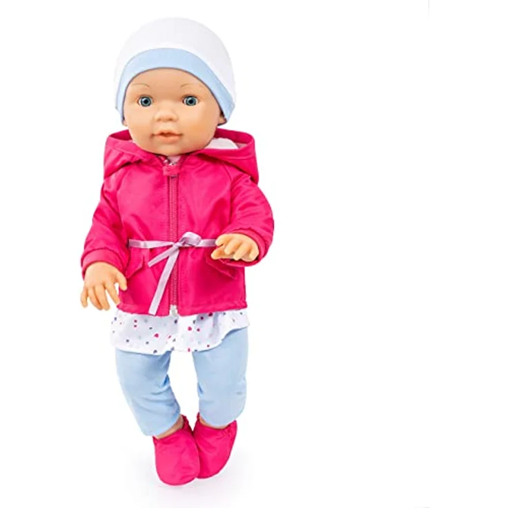 Bayer Puppenkleidung Kleid/Hose pink/bl. (Set, 5-tlg) mit Klettverschluss und Gummizug – Bild 2