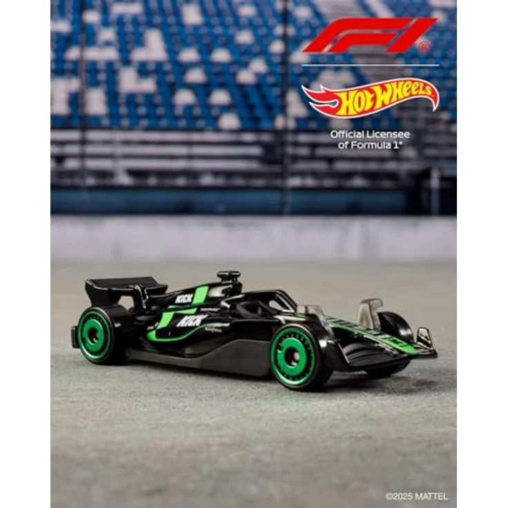 Hot Wheels Formel 1 Spielzeug-Auto 5er-Pack, Die-Cast, Maßstab 1:64, mit Rennteam-Grafiken – Bild 5