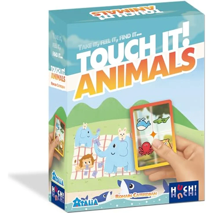 HUCH! Touch it - Animals Kartenspiel, ab 6 Jahren, flexible Gestaltung, hochwertige Material, Zubehör – Bild 3