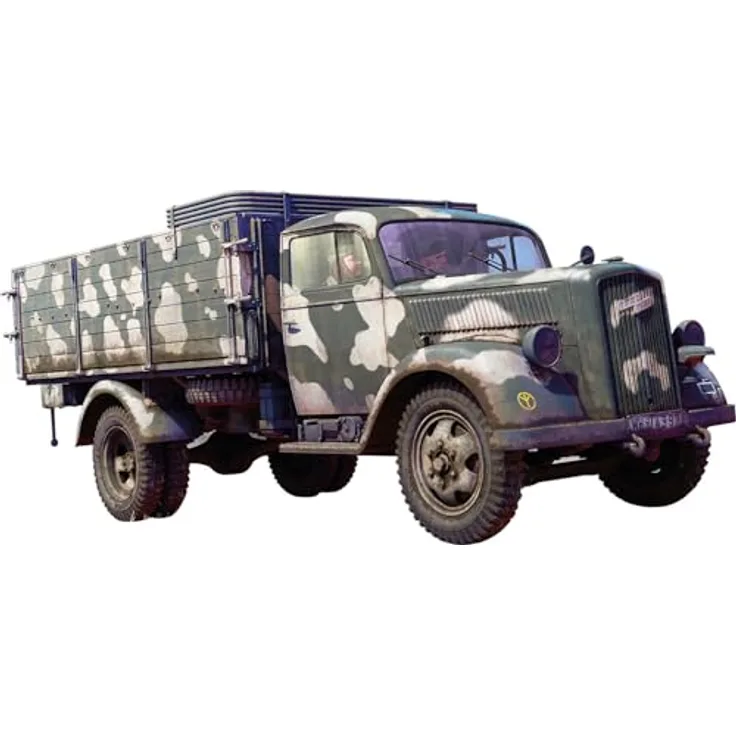Other 1:35 Dt. 3t. Cargo Truck, Modellfahrzeug mit detaillierten Photoätzteilen und 6 Decal-Varianten für Dioramen