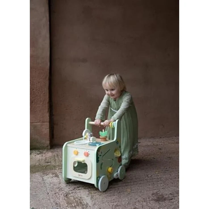 Classic World Wooden Walker Kitchen, 15-teilig, Lauflernhilfe für Kinder – Bild 8
