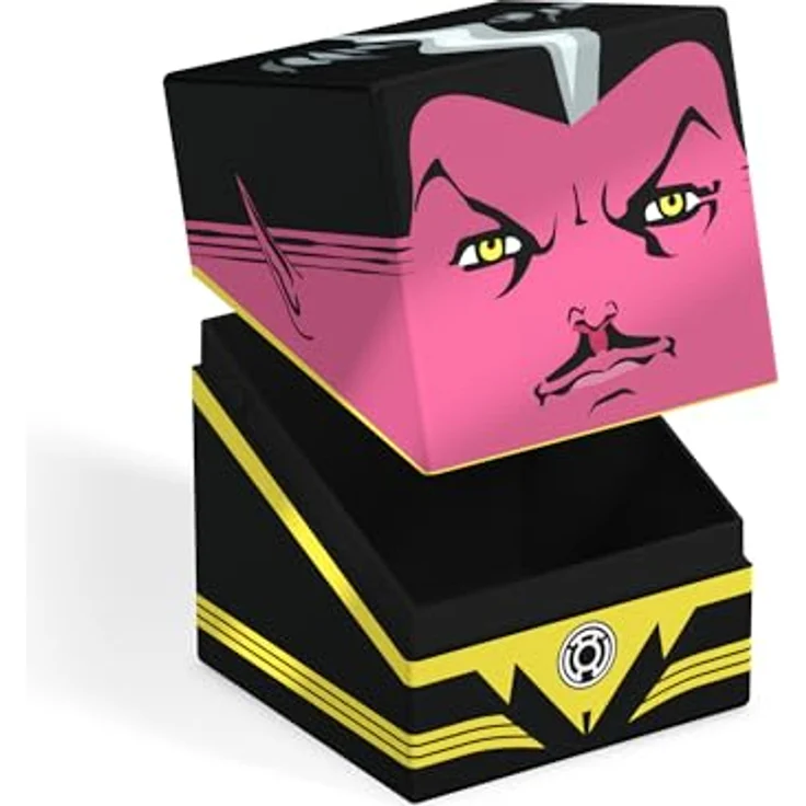 Ultimate Guard Squaroes - Squaroe DC Justice League™ JL016 - Sinestro™, Deck-Box für bis zu 100 Double-Sleeve oder 120 Single-Sleeve Sammelkarten, aus 78% nachwachsenden Rohstoffen, robust und sicher verschließbar – Bild 4