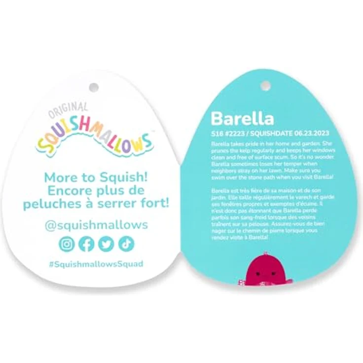 Jazwares Plüschfigur Squishmallows Barella der Betta-Fisch - 40 cm (16) – Bild 6