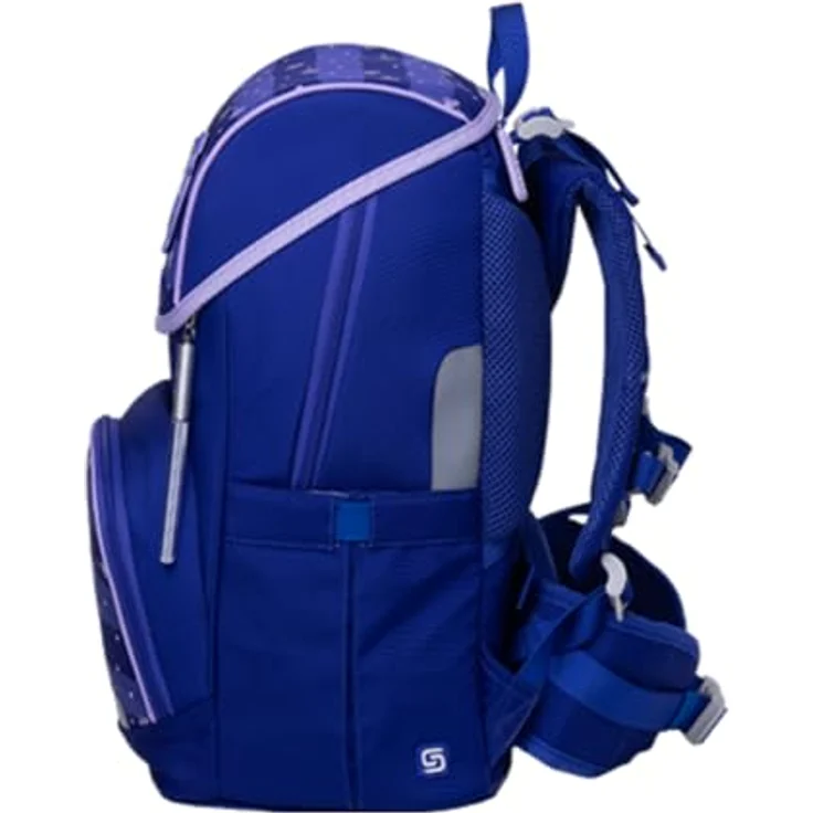 Schneiders Vienna Schulranzen Ergojet Blissy Butterfly, ergonomisch, 21 Liter, 6-teilig, umwandelbar in Rucksack, wasserabweisend, recyceltes Material – Bild 6