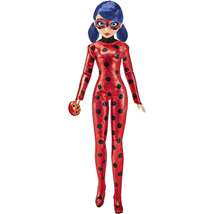 Bandai – Miraculous Ladybug und Cat Noir – Puppe – Ladybug- Marinette – 26 cm große artikulierte Ankleidepuppe – P50014 – Bild 6