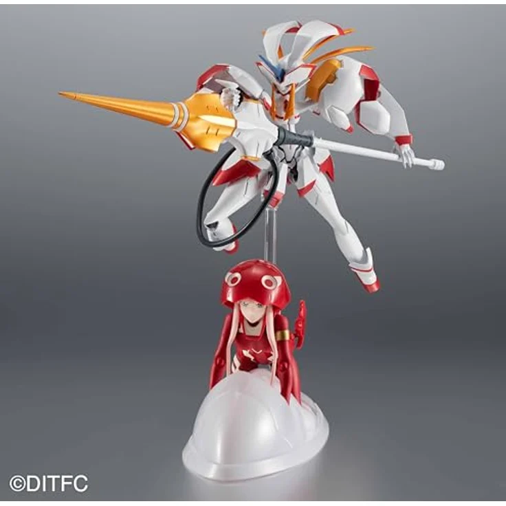 TAMASHII NATIONS Darling in The FRANXX 5th Anniversary Set, S.H.Figuarts & The Robot Spirits Figure mit Strelizia und Zero Two Figuren, inklusive Zubehör – Bild 5