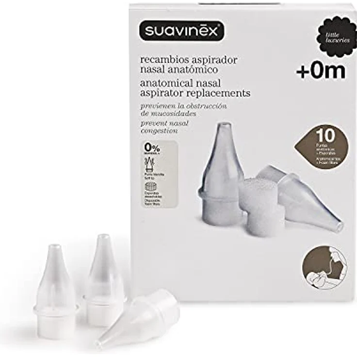 SUAVINEX 3163920 Ersatz Anatomischer Nasensauger Bpa-Frei – Bild 2