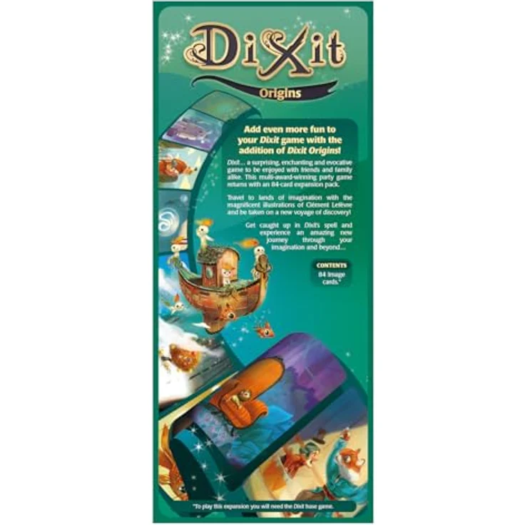 Libellud Dixit Expansion 4: Origins, Brettspiel mit 84 neuen Karten, für 3 bis 8 Spieler, ab 8 Jahren, 30 Minuten Spieldauer – Bild 3