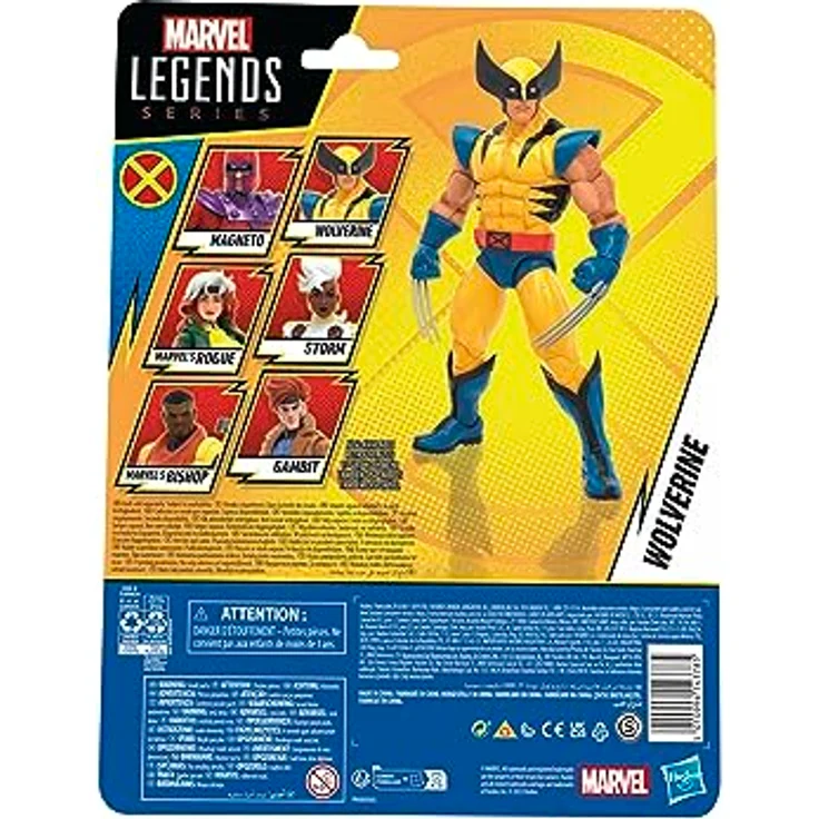 Hasbro Marvel Legends Series Wolverine, X-Men '97 Action-Figur mit 4 Accessoires, 15 cm, beweglich – Bild 3