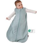 LaLoona Baby Mull Schlafsack 0.5 TOG/Sommerschlafsack ohne Ärmel, ÖKO-TEX Standard 100, 100% Baumwolle - Mint (70 cm)