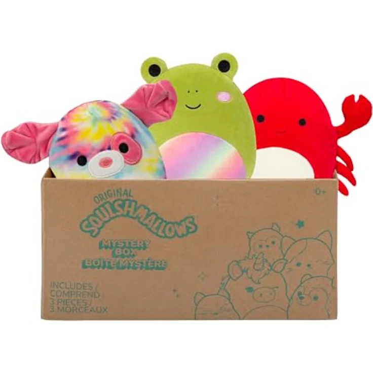 Squishmallows SQCR04665 Mystery Box, 3x 20cm Überraschungs-Plüschtiere, offizielles Jazwares Kuscheltier – Bild 3